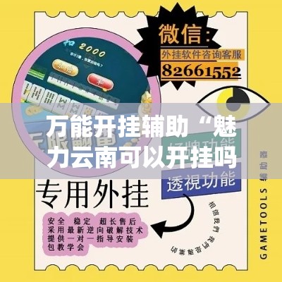 万能开挂辅助“魅力云南可以开挂吗有挂	”专业师傅带你一起了解(确实有挂