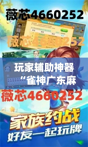 玩家辅助神器“雀神广东麻将微信挂”(透视)其实确实有挂