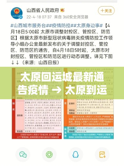 太原回运城最新通告疫情 → 太原到运城疫情