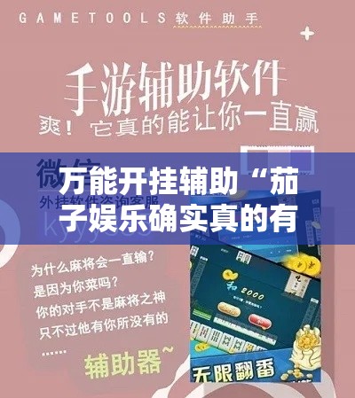 万能开挂辅助“茄子娱乐确实真的有挂!详细分享装挂步骤