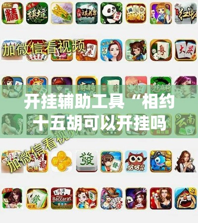 开挂辅助工具“相约十五胡可以开挂吗”(透视)其实确实有挂