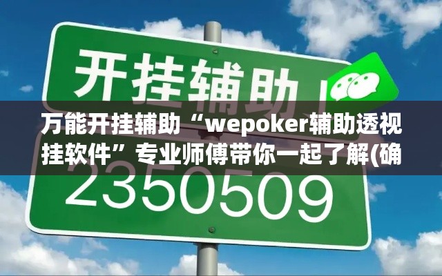 万能开挂辅助“wepoker辅助透视挂软件”专业师傅带你一起了解(确实有挂
