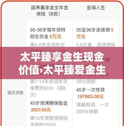 太平臻享金生现金价值›太平臻爱金生本金 太平臻享金生现金价值›太平臻爱金生本金