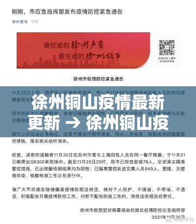 徐州铜山疫情最新更新 → 徐州铜山疫情最新更新消息