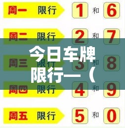 今日车牌限行—（今日限号车牌号是多少）