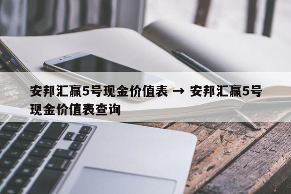 安邦汇赢5号现金价值表 → 安邦汇赢5号现金价值表查询
