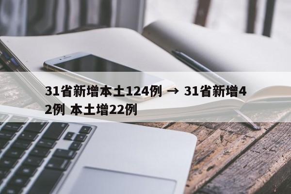 31省新增本土124例 → 31省新增42例 本土增22例